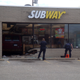 Image for article titled EXCLUSIVE: Van Dives Into Front Window Of Detroit Subway Shop
